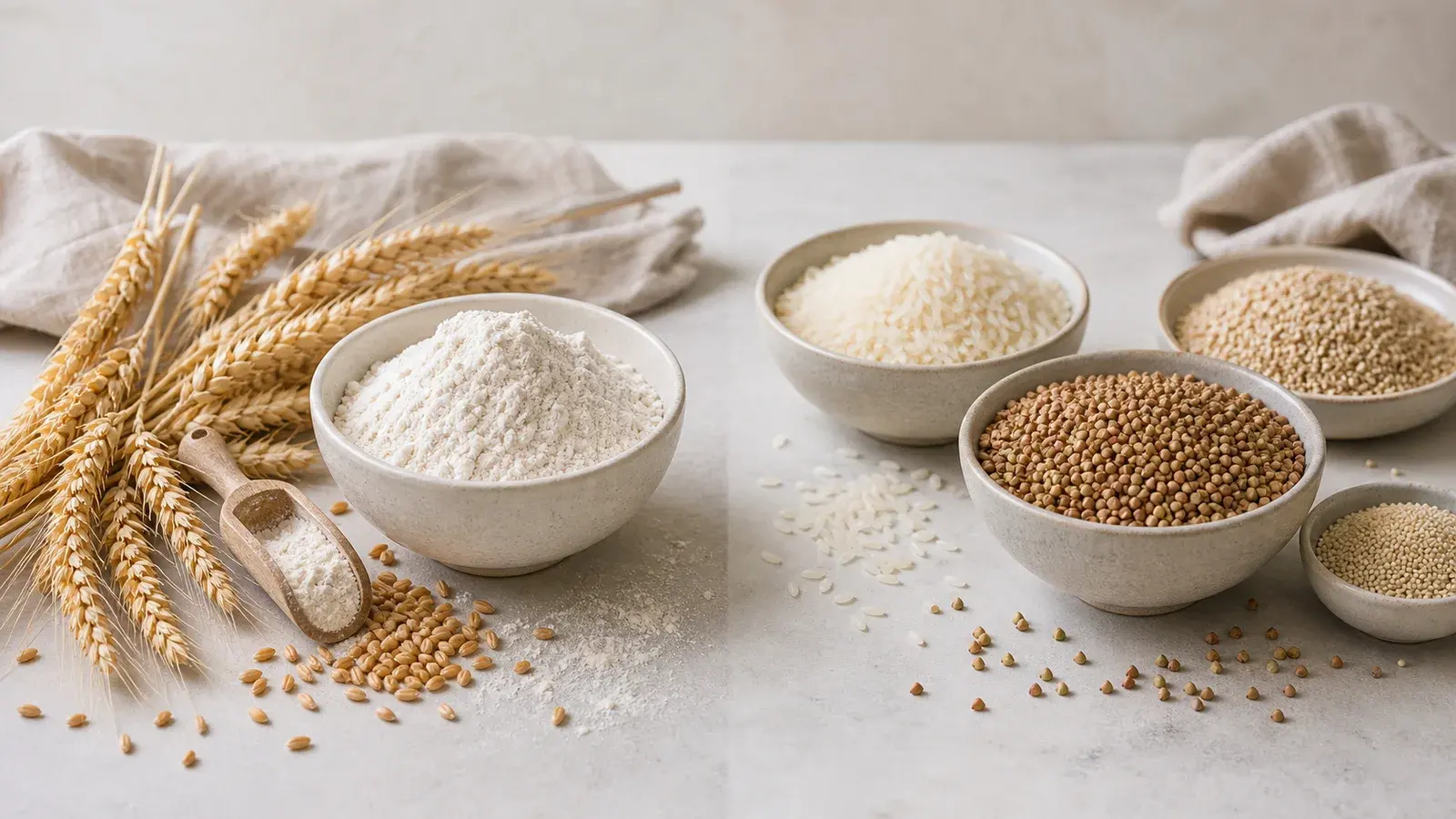 Ingredient comparison photo for Gluten Sensitivity vs Wheat Allergy: What's the Difference?