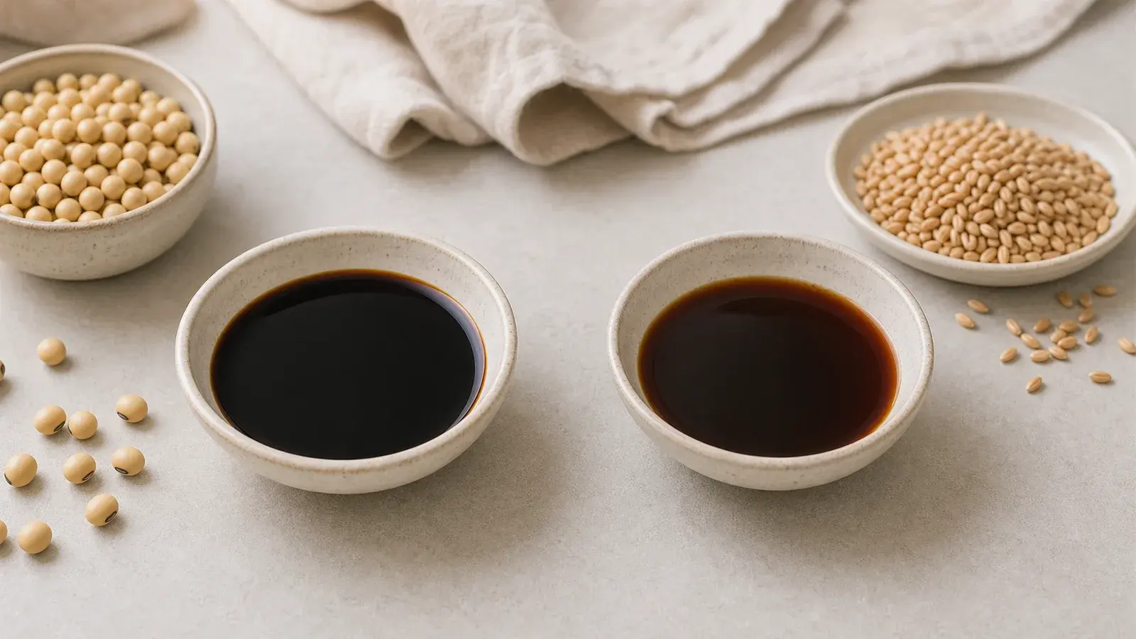 Ingredient comparison photo for Tamari vs Soy Sauce: Which Is Safe for Celiacs?