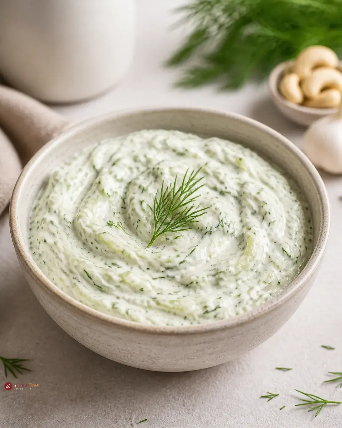 Creamy Cashew Tzatziki כמנה ביתית מוכנה