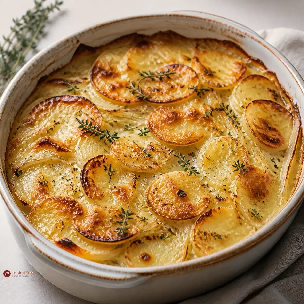 Fennel Dauphinoise כמנה ביתית מוכנה