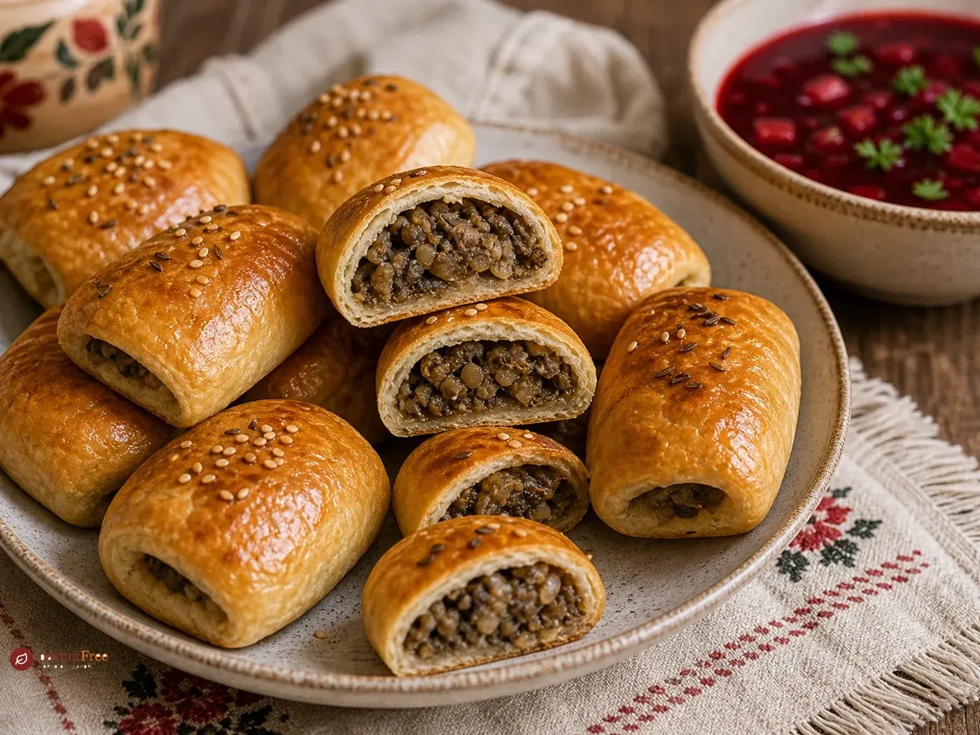 Paszteciki Polish pasties
