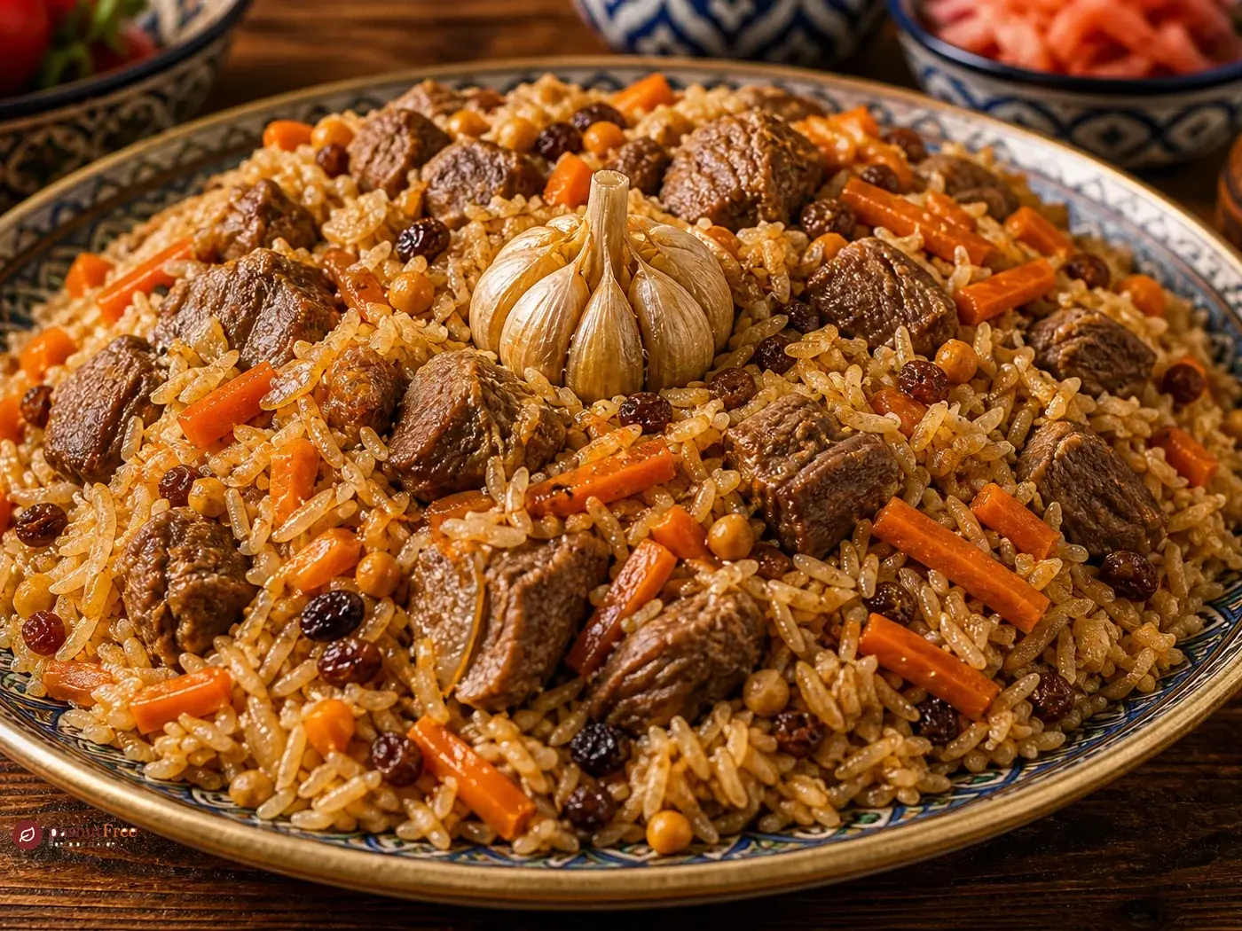 Lamb pilaf plov