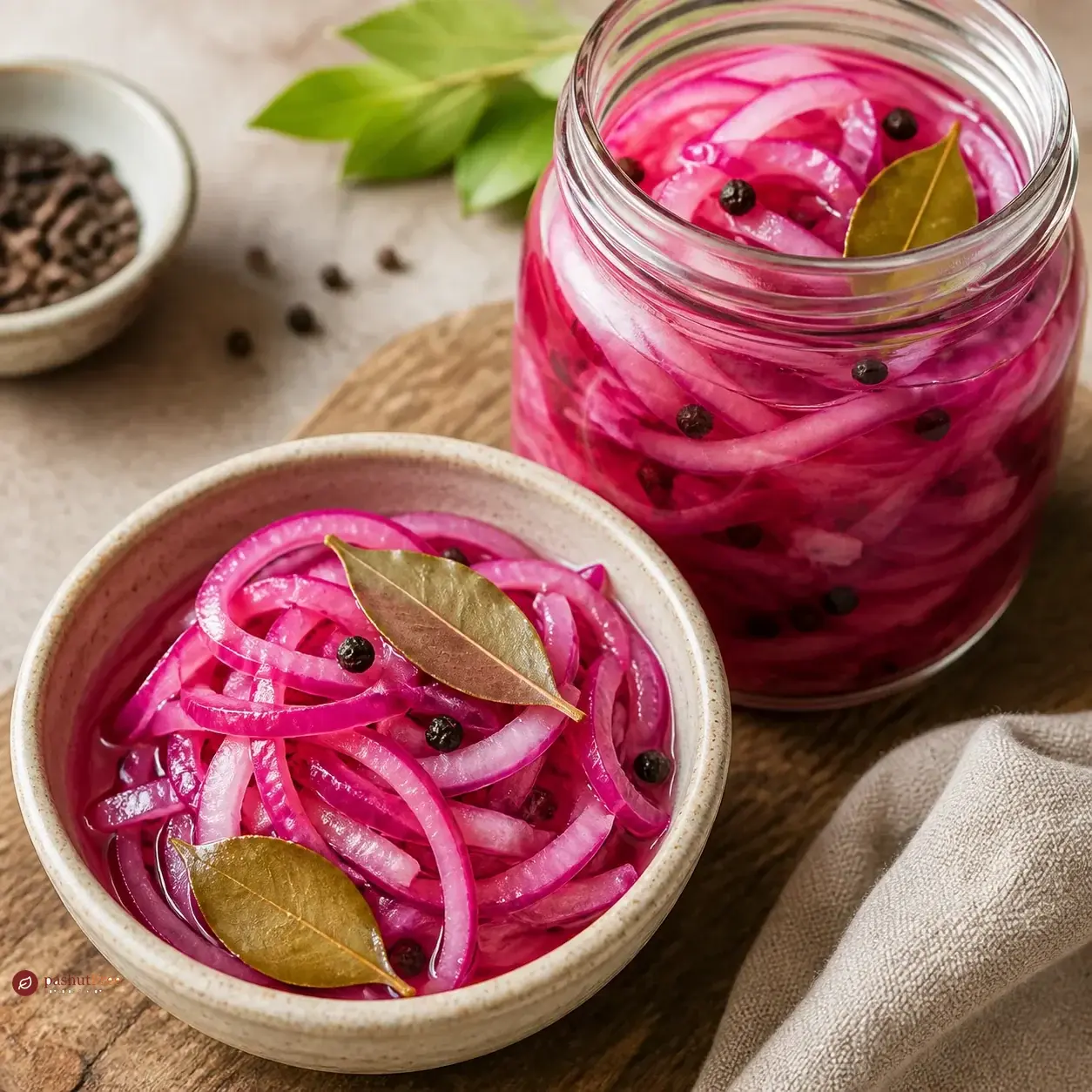 Red onion pickle כמנה ביתית מוכנה