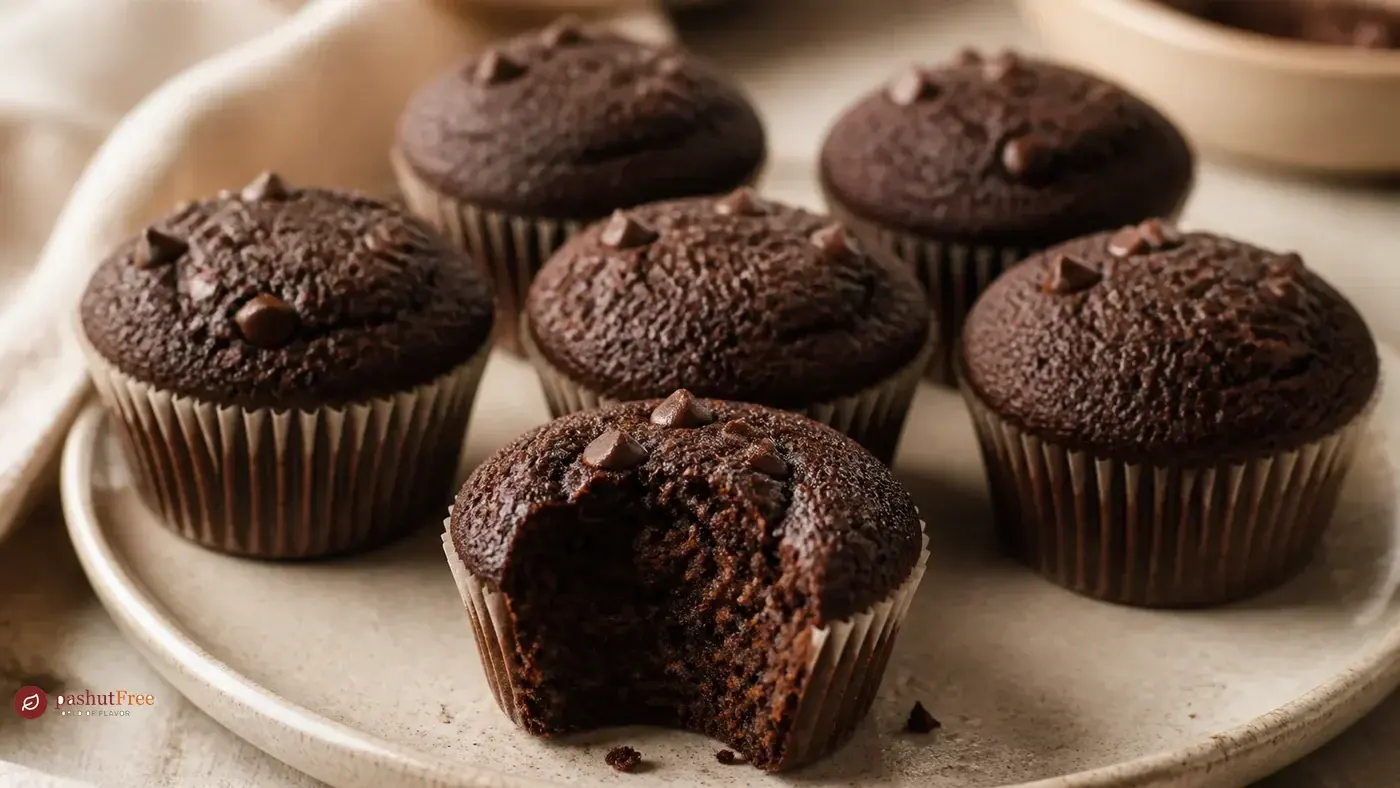 Moist Paleo Chocolate Cupcakes כמנה ביתית מוכנה