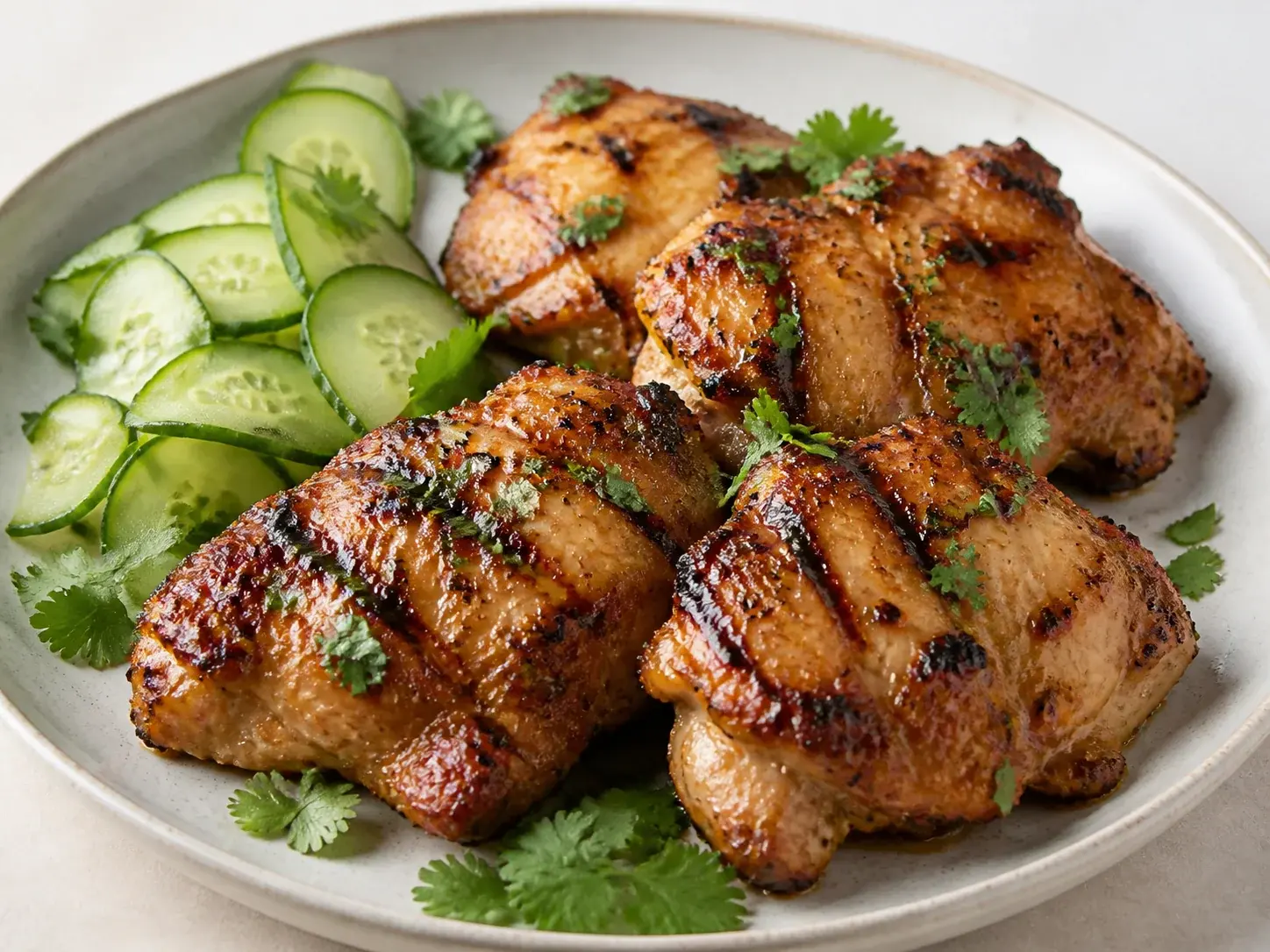 Grilled Lemongrass Chicken Thighs כמנה ביתית מוכנה